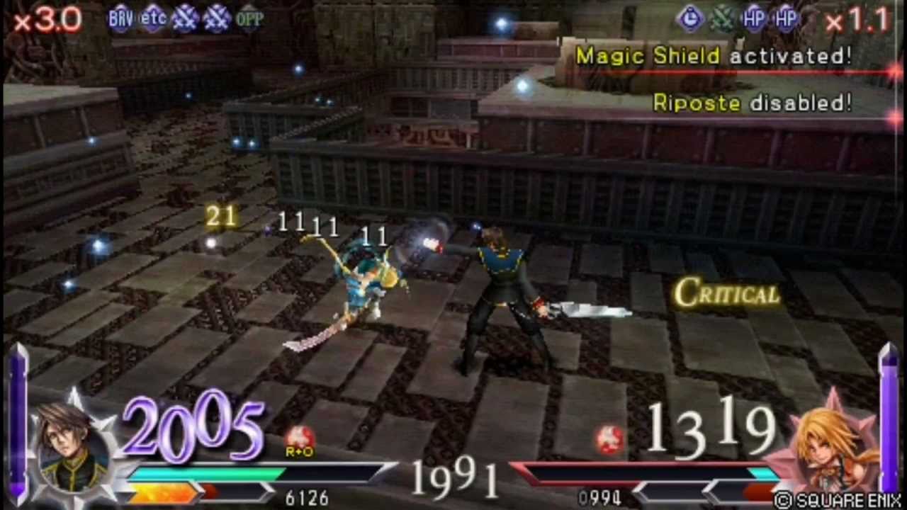 Dissidia 012 Duodecim Final Fantasy Squall Combo Montage