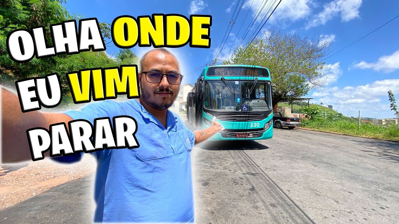 OLHA ONDE EU VIM PARAR APÓS 7 ANOS 😱 TRABALHEI NA LINHA QUE FUI COBRADOR 719 NOVA ERA SANTA ISABEL