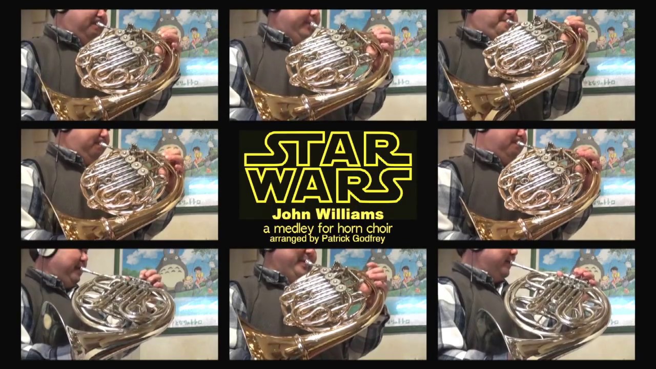 【一人ホルンアンサンブル】Star Wars Medley for Horn Choir