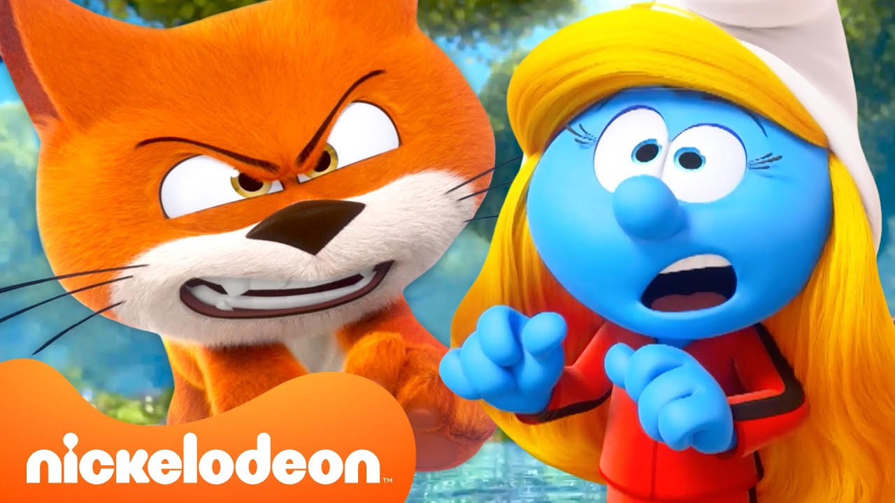 يهربون من القط Azreal لمدة 30 دقيقة! 😼 | @Nicktoons | السنافر | Nickelodeon Arabia