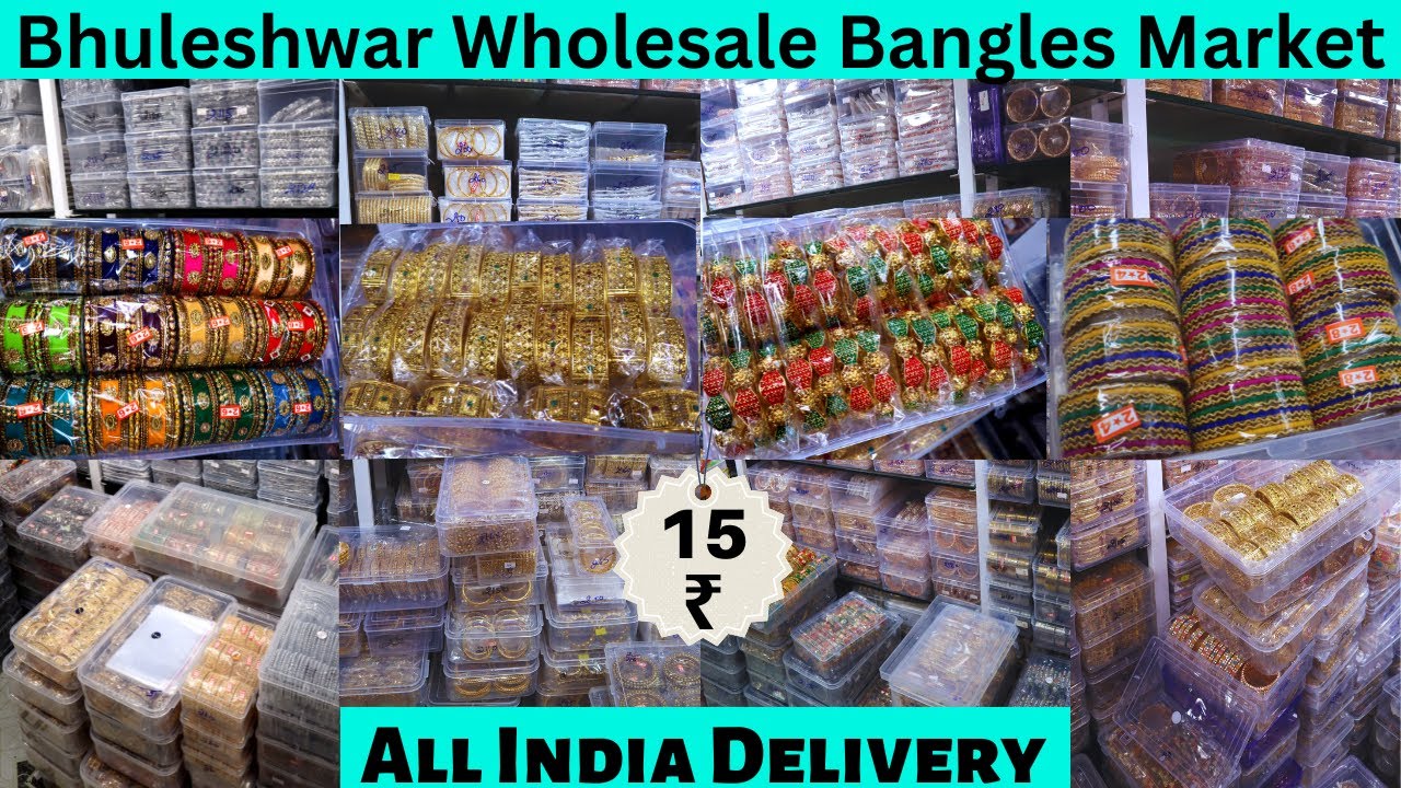Bhuleshwar Wholesale Bangles Market 15rs |Biggest Jewellery Market|Copper/Oxidised | Kum kum Bangles