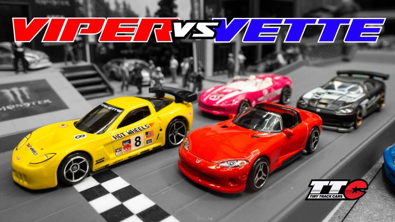 HOT WHEELS VIPER VS CORVETTE | GUESS THE CHAMP