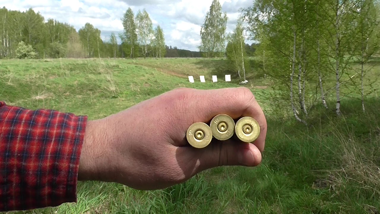 Ружьё Тоз БМ-16. Бой различными номерами дроби.