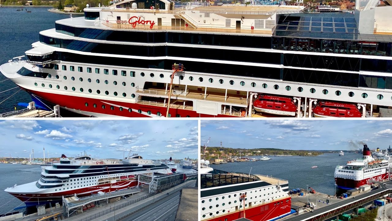 VIKING LINE (special event in Stockholm) Viking Glory, Amorella & Viking Cinderella