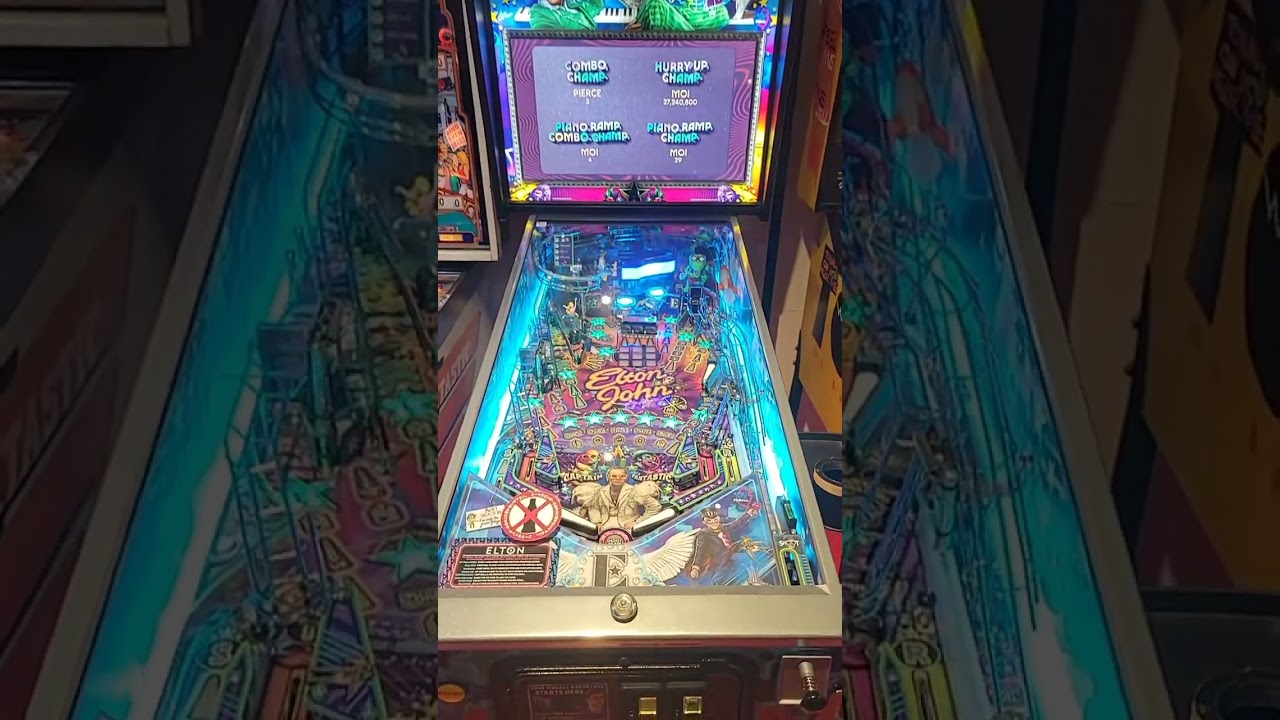 Elton John pinball at The Silver Ball Planet in Osaka Japan. 