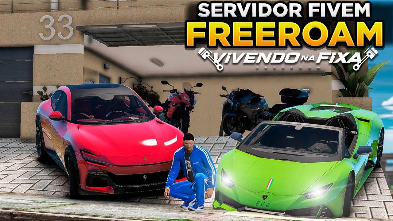 NOVO SERVIDOR de FIVEM COM CARROS, MOTOS, CASAS BRASILEIRAS e + | *Vivendo Na Fixa FreeRoam*