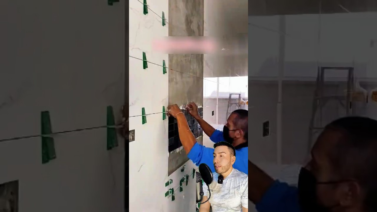 Instalación perfecta de mosaicos negros: el secreto de las cuñas