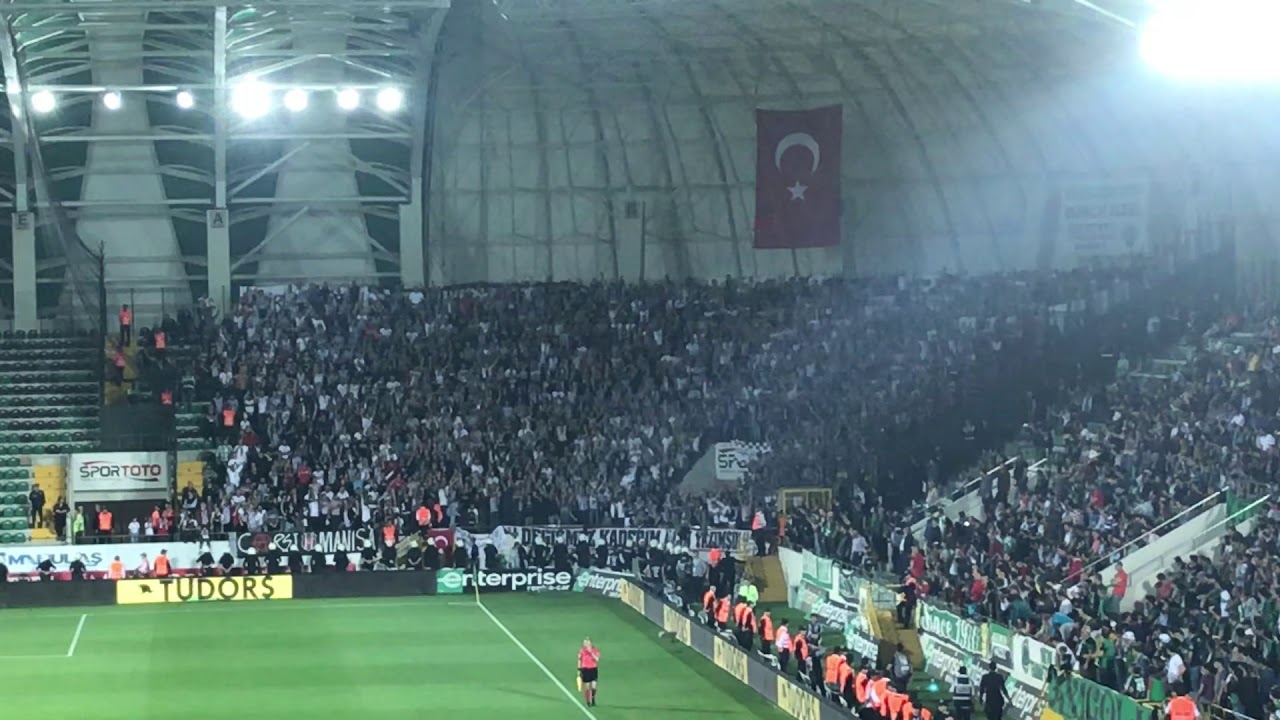 Akhisarspor 0-3 Beşiktaş || Karşılıklı İzmir marşı-MUSTAFA KEMALİN ASKERLERİYİZ