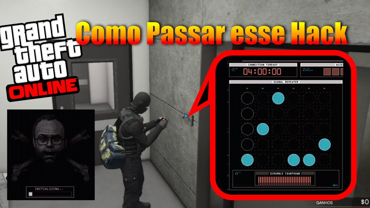 Como Hackear A Interface de Hack Pontos na Grade Do Gta V Online  | Hack das Bolinhas No Casino