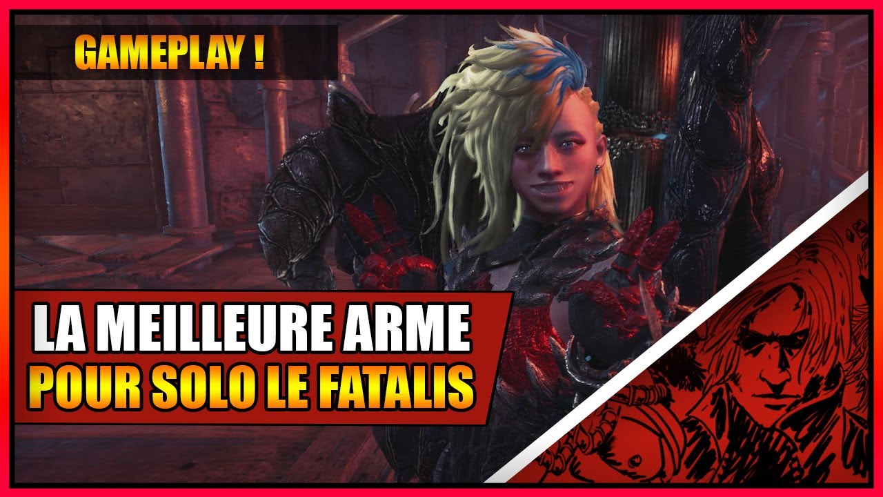 GAMEPLAY - LA MEILLEURE ARME POUR SOLO LE FATALIS - MORPHO HACHE - MONSTER HUNTER WORLD ICEBORNE FR