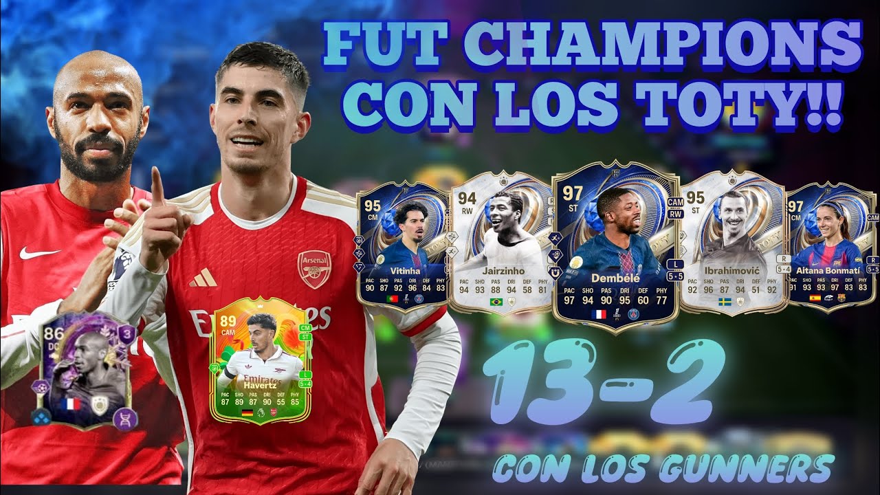 FUT CHAMPIONS BRUTAL PARA EMPEZAR LOS TOTY!! RANGO 3 CON HAVERTZ DE LA TEMPORADA!!