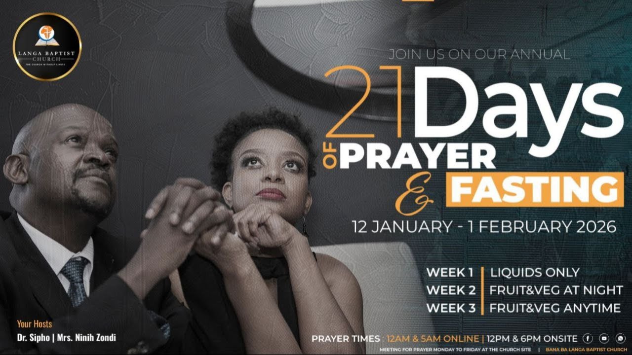 21 Days of Prayer & Fasting - Day 10 || 21 JAN 2026