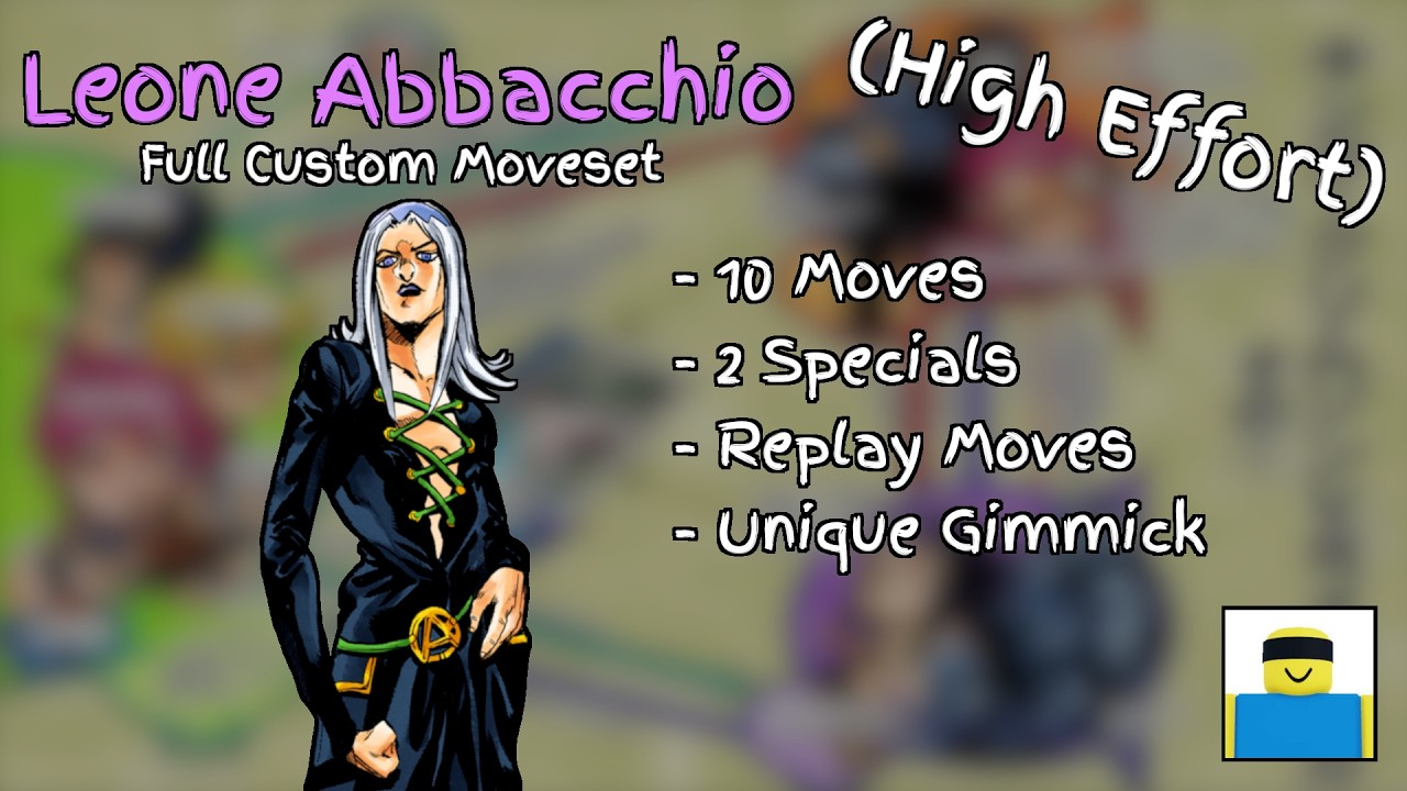 [ JJS CUSTOM MOVESET ] Leone Abbacchio
