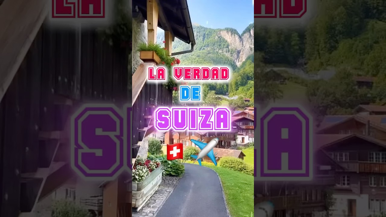 Lo &ldquo;horrible&rdquo; de vivir en Suiza 😱🇨🇭todo funciona tan bien&hellip; que hasta da miedo. #Sarcasmo #Suiza
