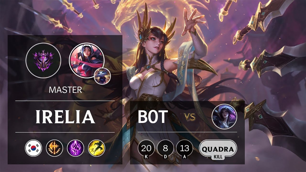 Irelia Bot vs Kai'Sa - KR Master Patch 9.13