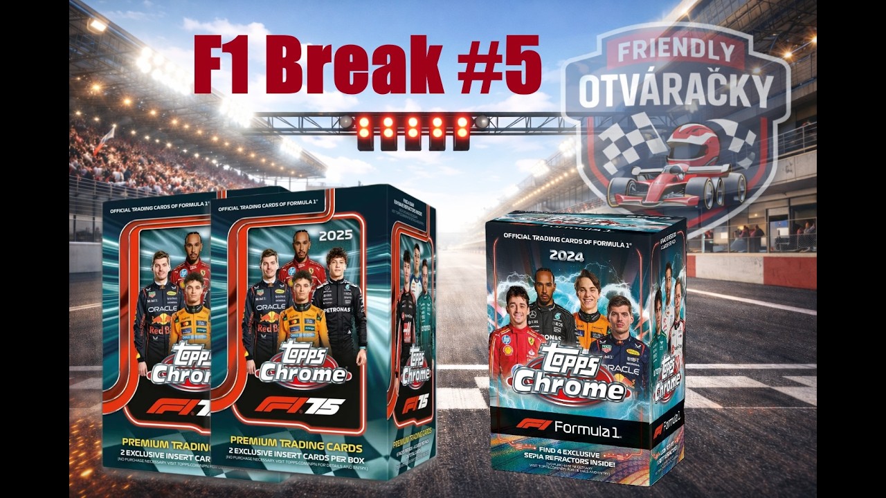 F1 Break #5 - 2x 2025 Topps Chrome value box + 1x 2024