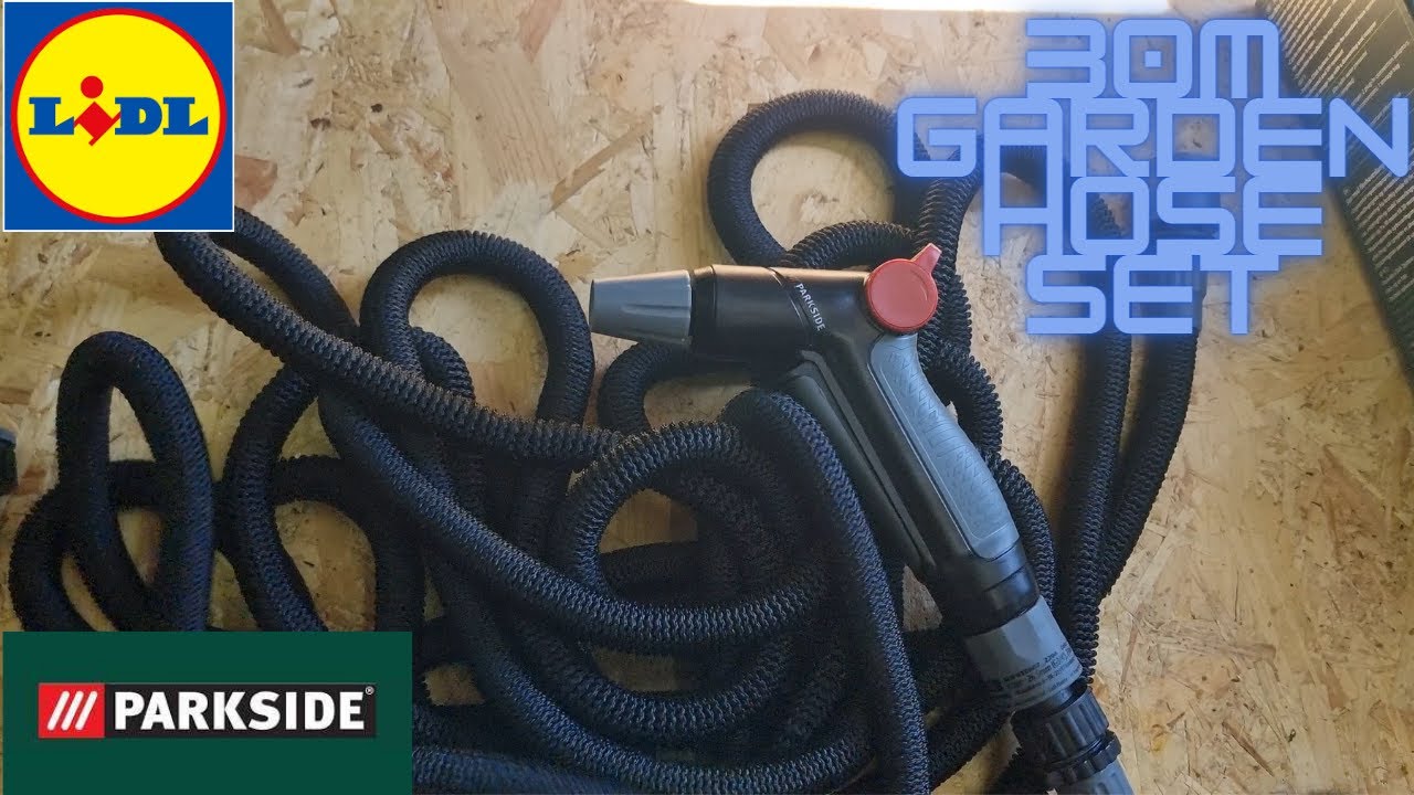 Lidl Parkside Flexible 30m Garden Hose Set   Best Hose Set