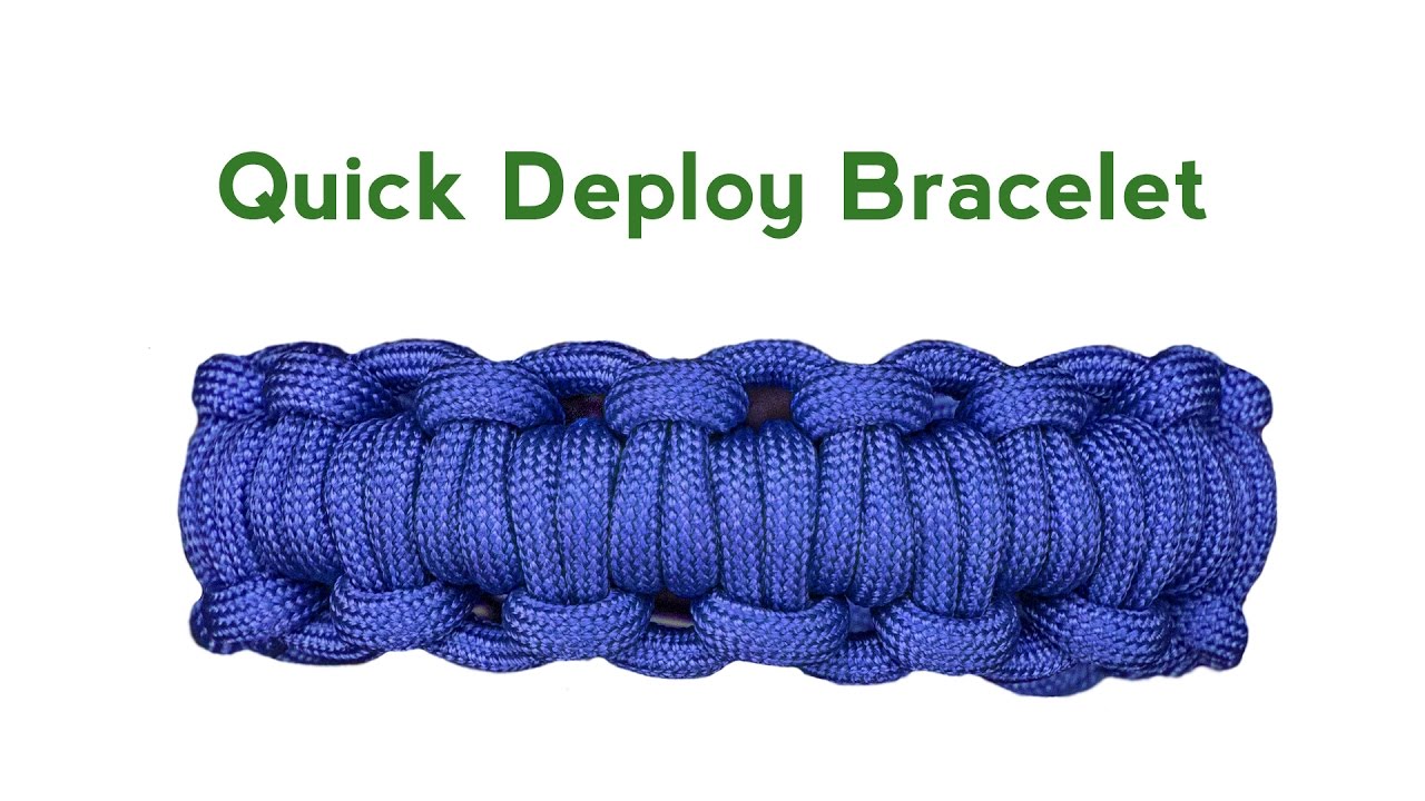 Quick Deploy Paracord Bracelet Tutorial