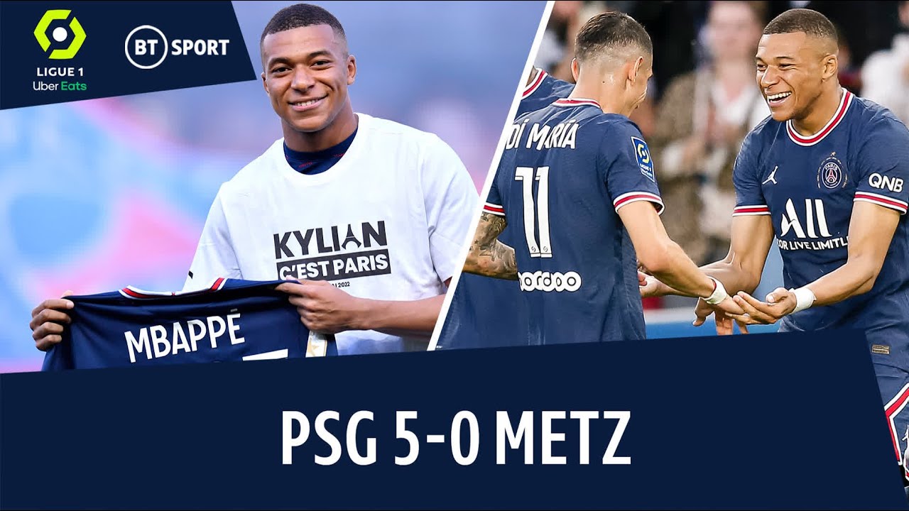PSG vs Metz (5-0) | Mbappé Celebrates New Deal With Hat-Trick Display! 🔥 | Ligue 1 Highlights