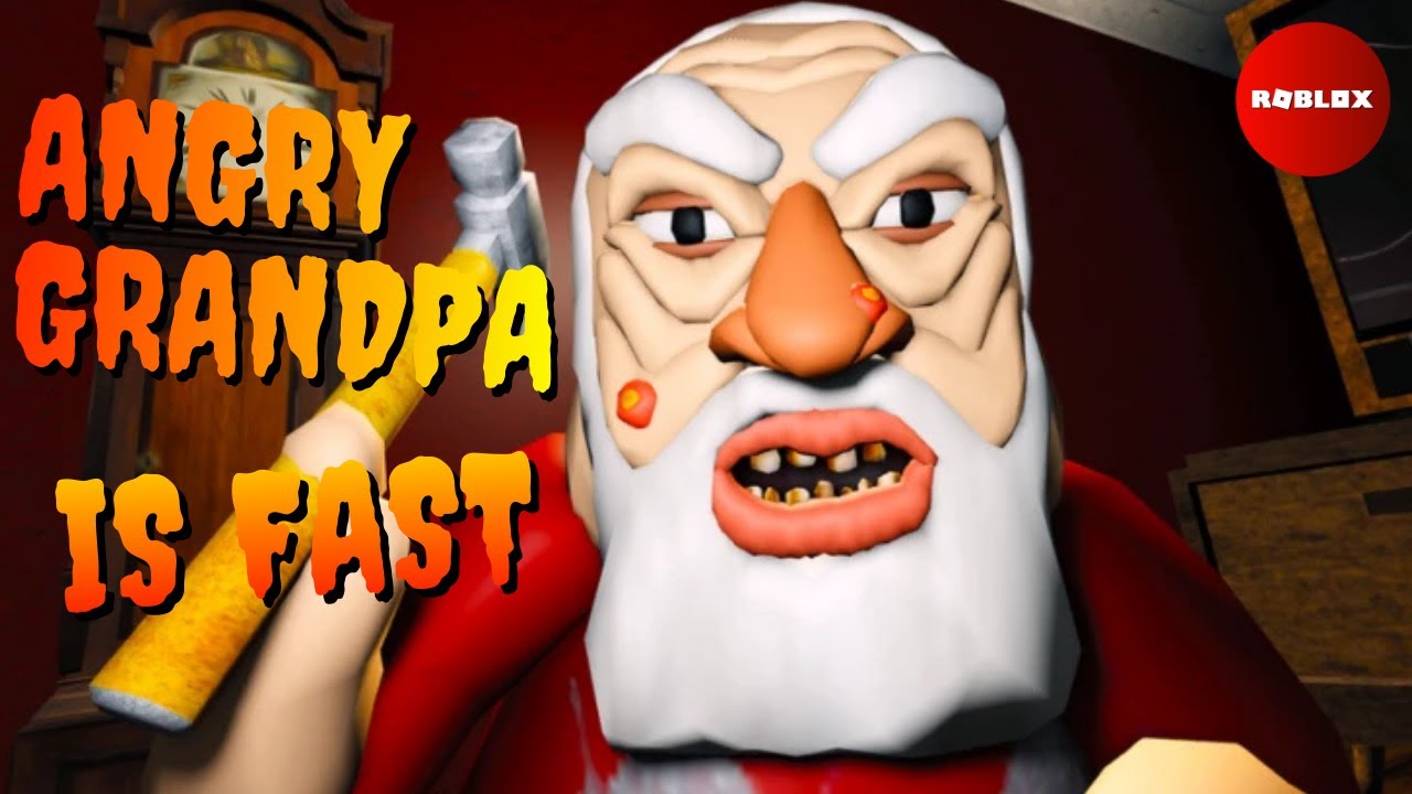 Angry Grandpa Scary Obby in Roblox | Full Gameplay Walkthrough & Escape