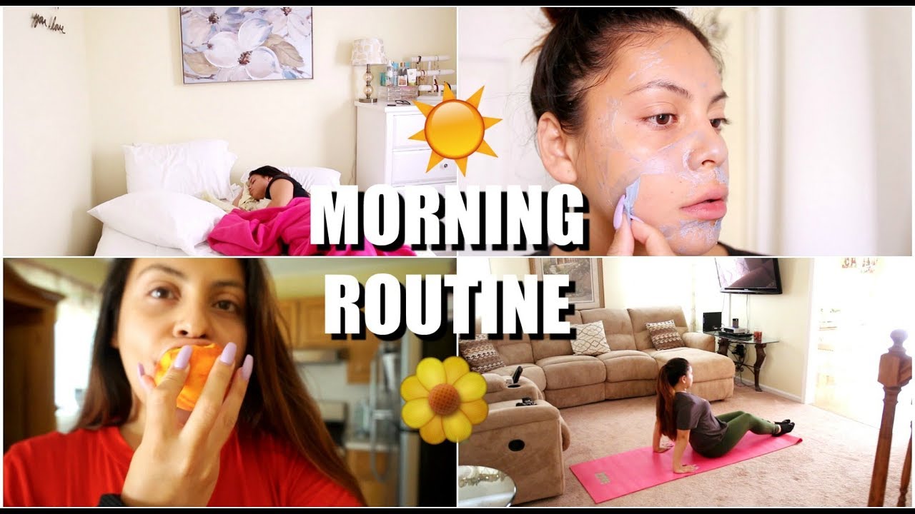 MORNING ROUTINE 2018 / HOW I GET CLEAR SKIN | JuicyJas