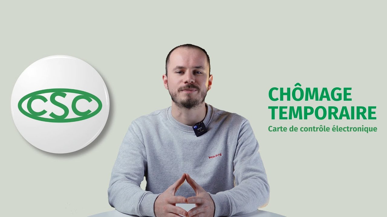 Chômage temporaire : carte de contrôle électronique