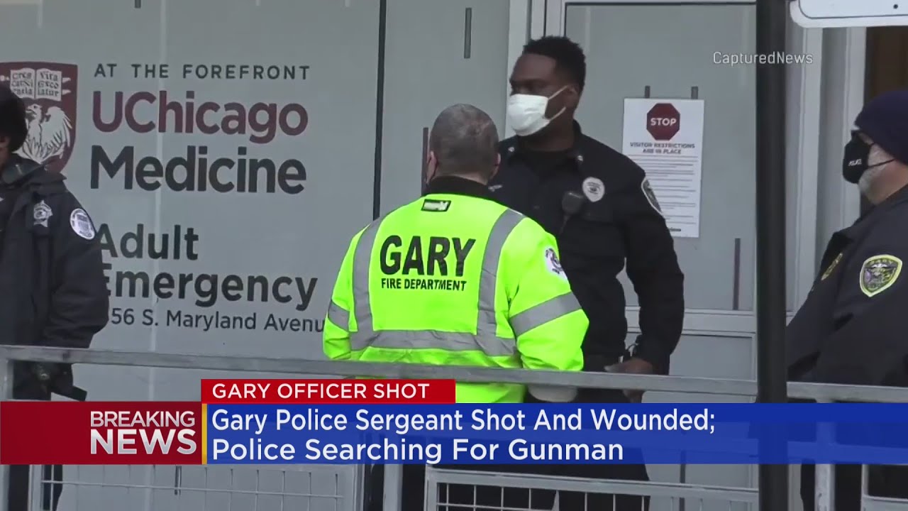 Gary Police Sergeant Shot, Wounded; Search Continues For One Suspect