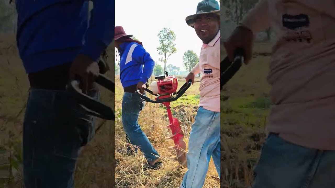 #เครื่องเจาะดิน ปักเสารั้ว