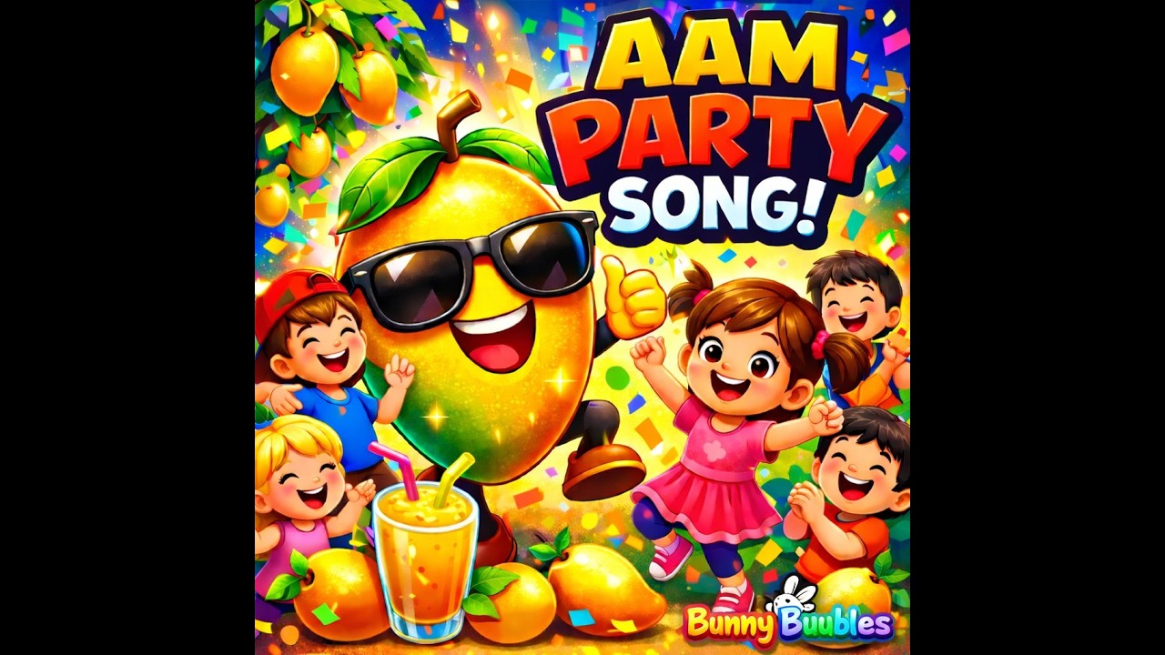 Aam Party Song 🥭 Kids Nursery Rhyme | Fun Mango Song