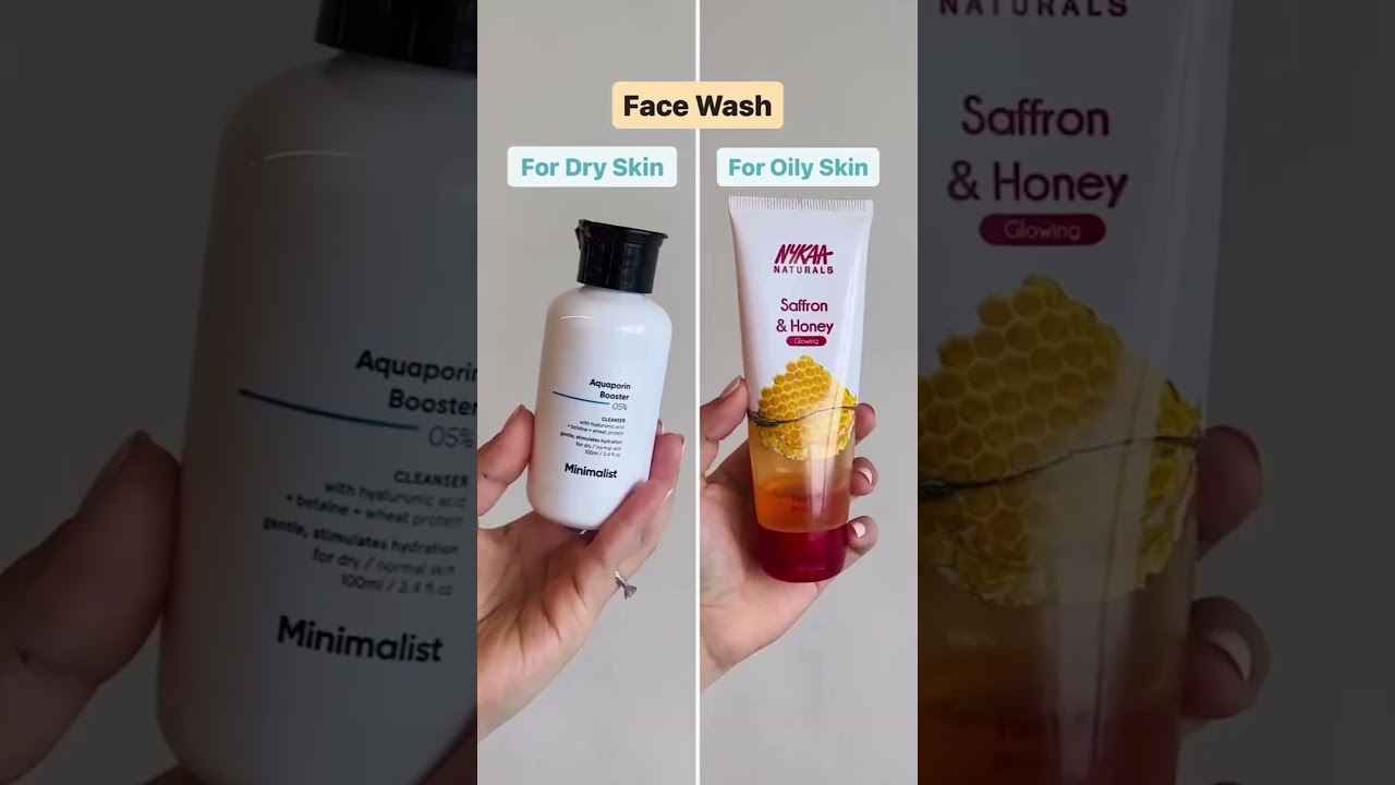 Save to buy later Best facewash for oily skin and dry skin| #skincare #skincareroutine #grooming