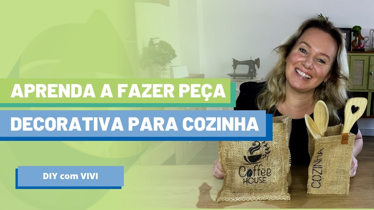 Ressoar Empreendedorismo | DIY com Vivi | Aprenda a fazer pe&ccedil;a decorativa para a cozinha