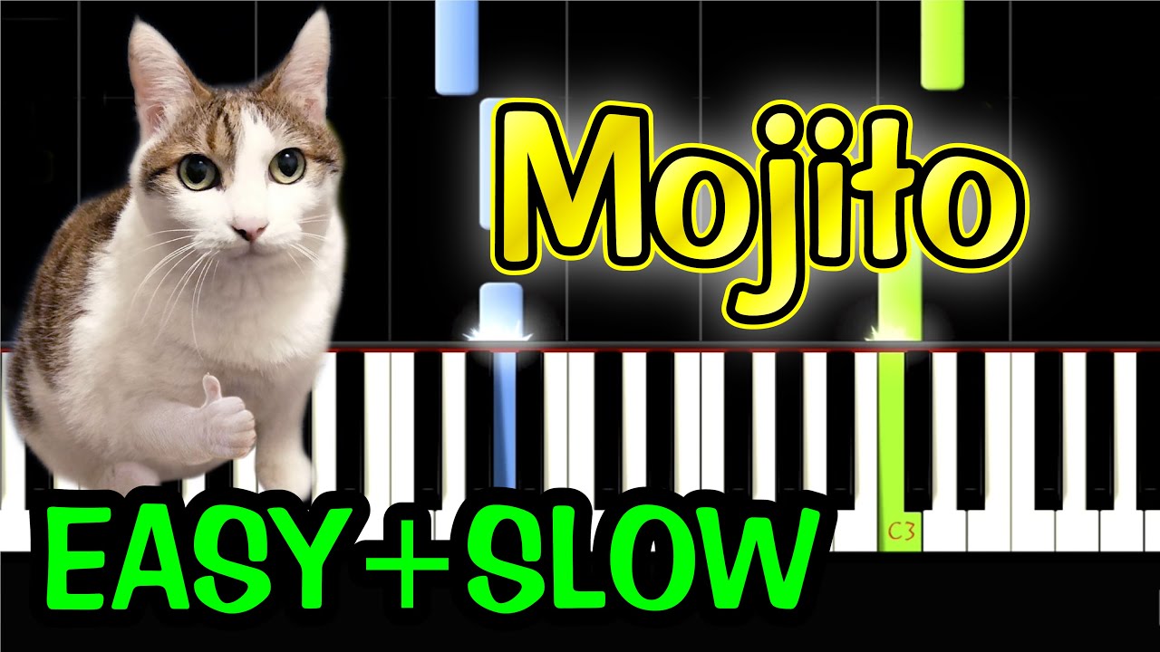 Mojito - Jay Chou - Piano Tutorial EASY SLOW + Free Sheet Music PDF