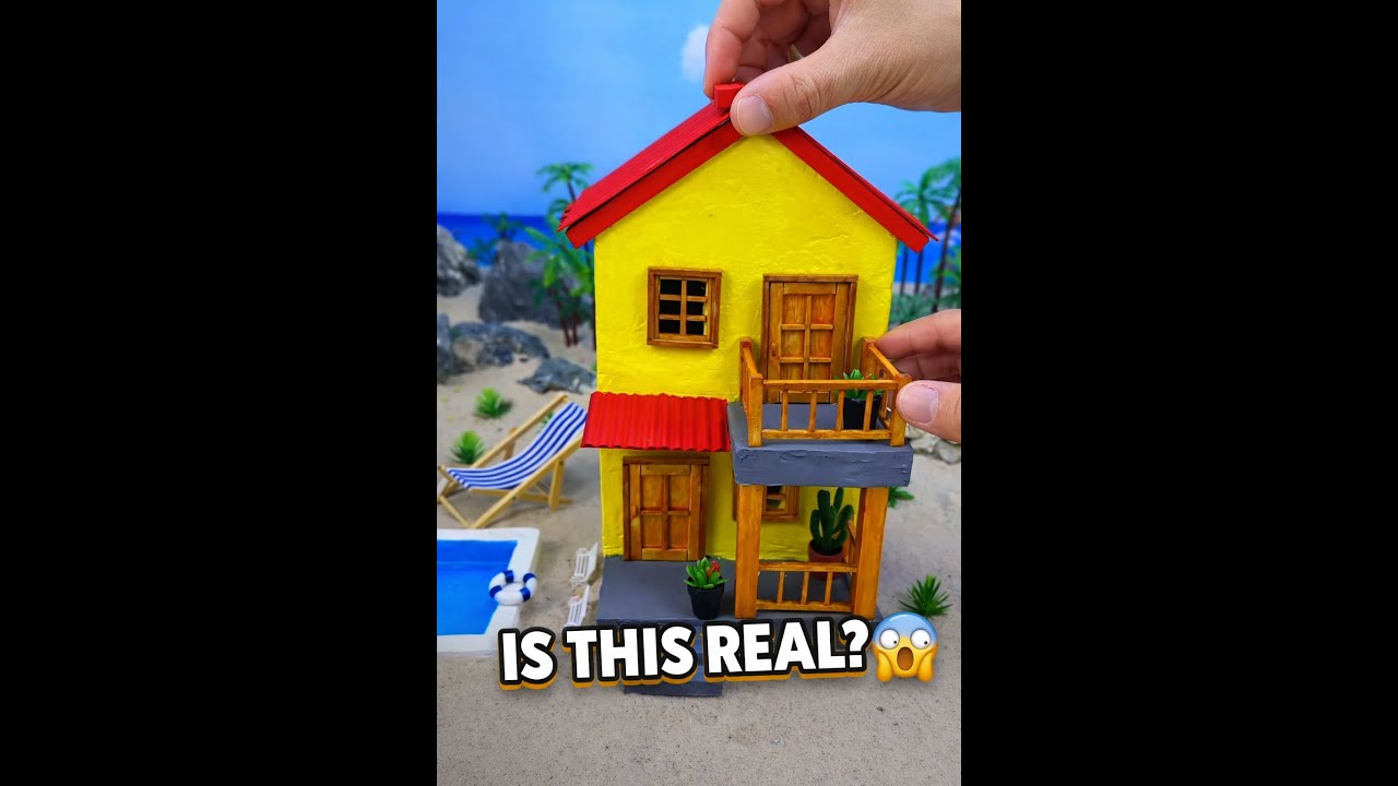 You Won’t Believe This Mini Brick Tiny House 😱