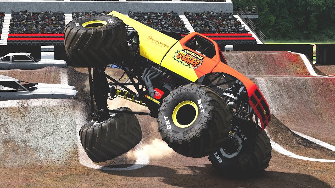 Crashes, Saves and Skills #11  I  BeamNG.Drive Monster Jam