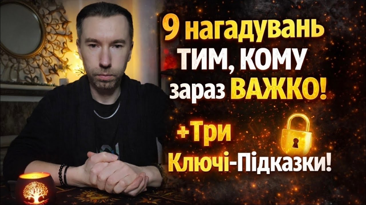 👆 9 нагадувань ТИМ, КОМУ зараз ВАЖКО❗️ +Три Ключі-Підказки❗️