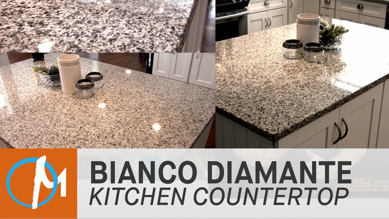 Bianco Diamente Granite Kitchen Countertops | Marble.com