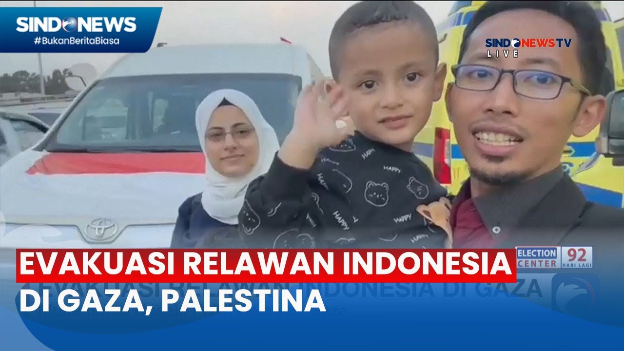 Muhammad Husein dan Keluarga Berhasil Dievakuasi dari Gaza, Palestina