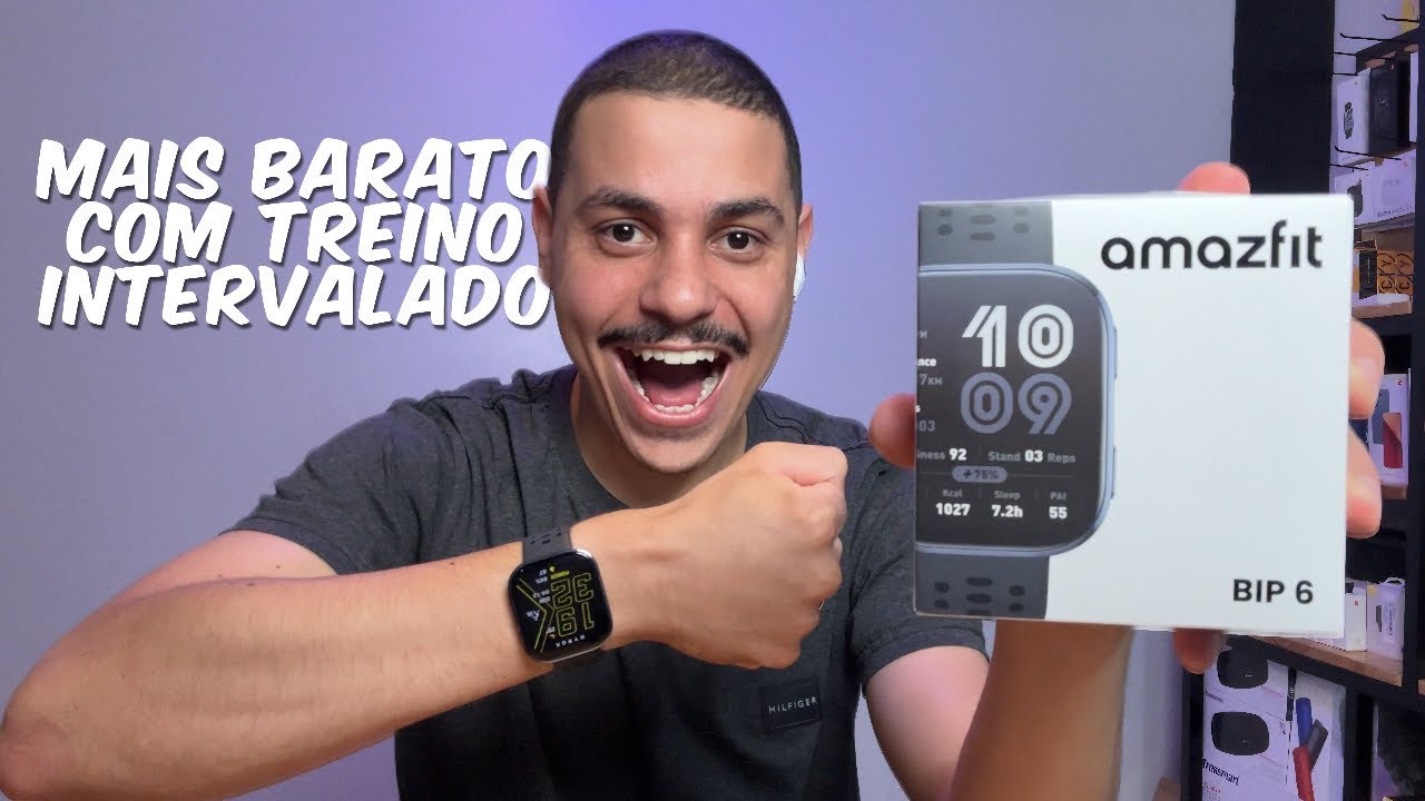 Amazfit Bip 6 Análise Completa - Teste de Gps e Todas as Métricas após 6 Dias de Uso (Review)