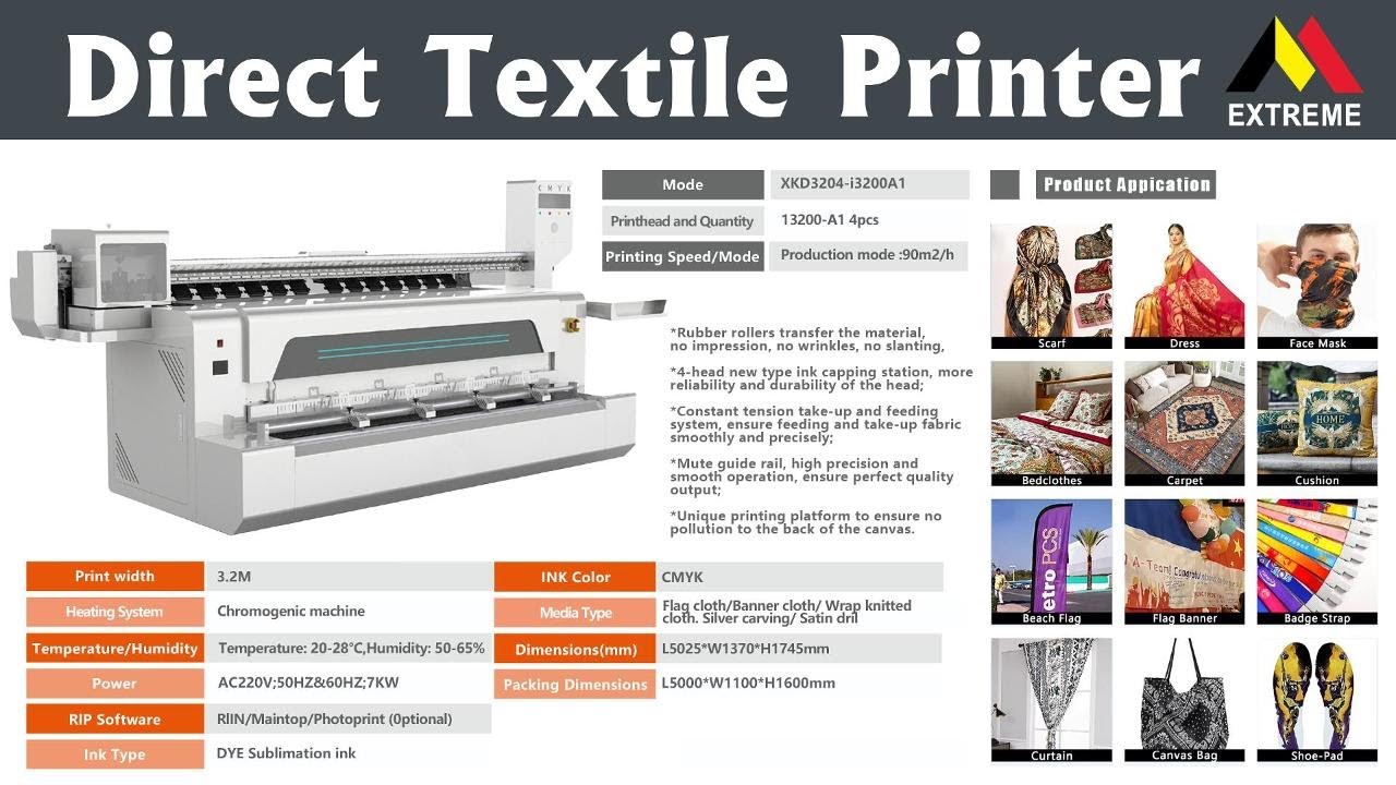 EXTREME Sublimation Flag Printer XKD3204