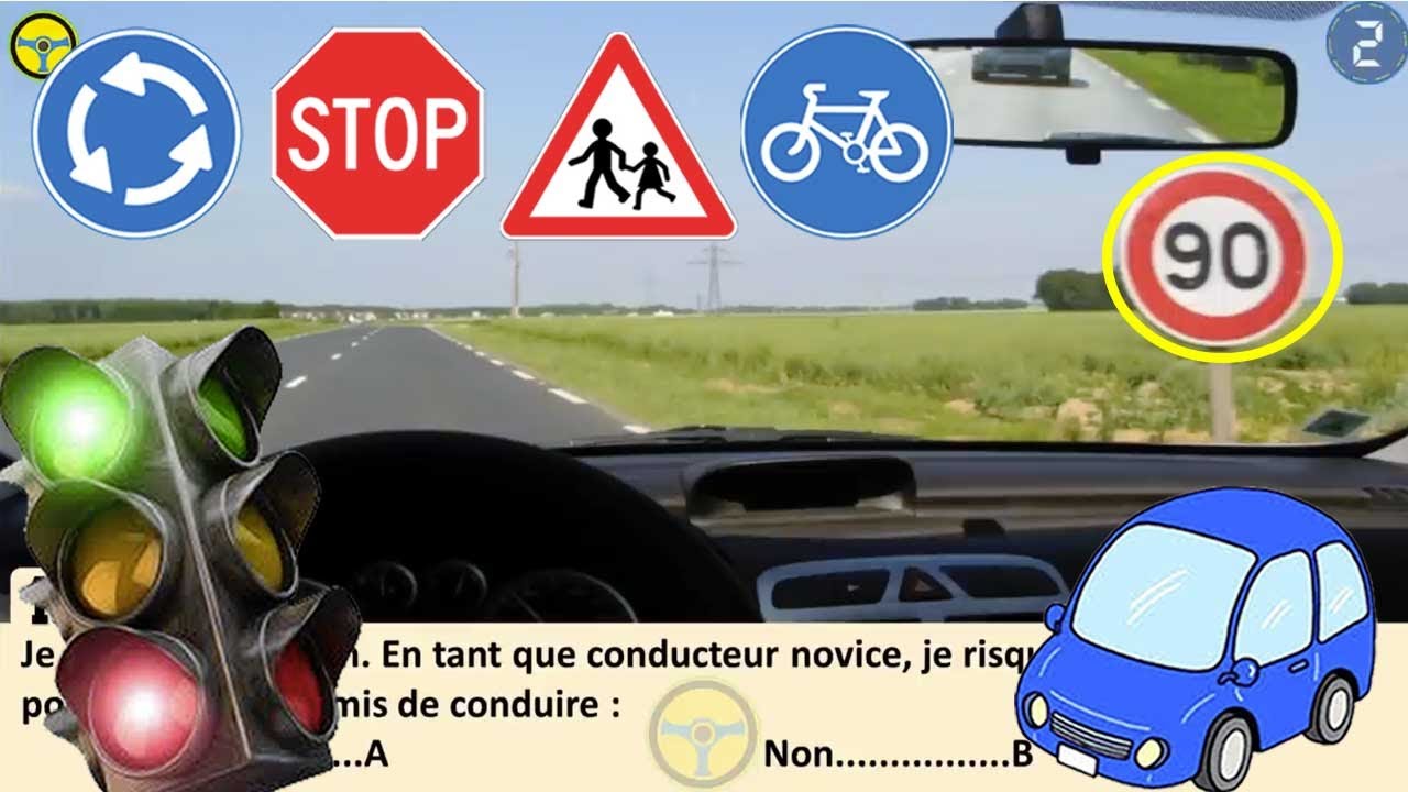 Code de la route 2022 Serie #3 permis de conduire - tests renforcés code de la route test gratuit 😘