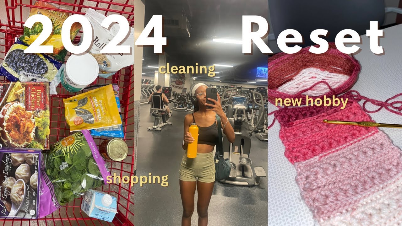 2024 Reset with me ✨ | Shopping, Cleaning, Crochet