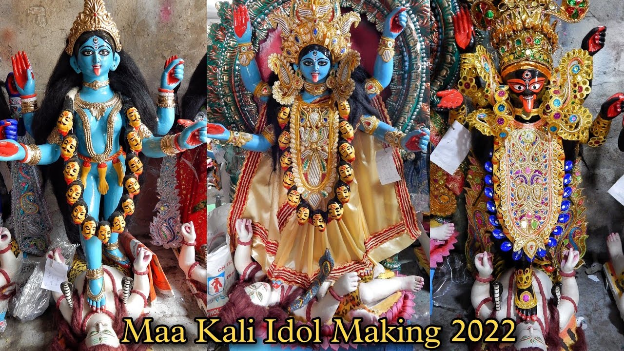 Maa Kali Idol Making 2022 | Kumartuli | Kali Puja Preparation 2022 | Kolkata