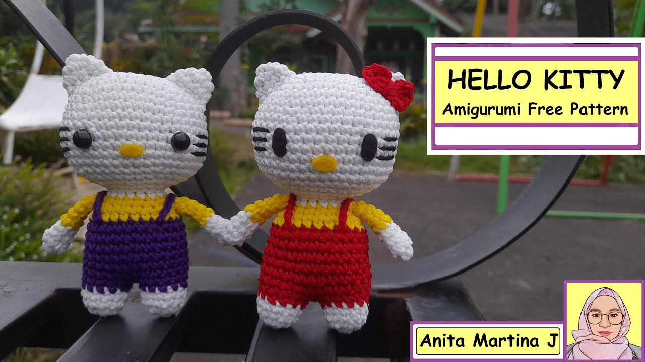 Hello Kitty │Tutorial Amigurumi Free Pattern