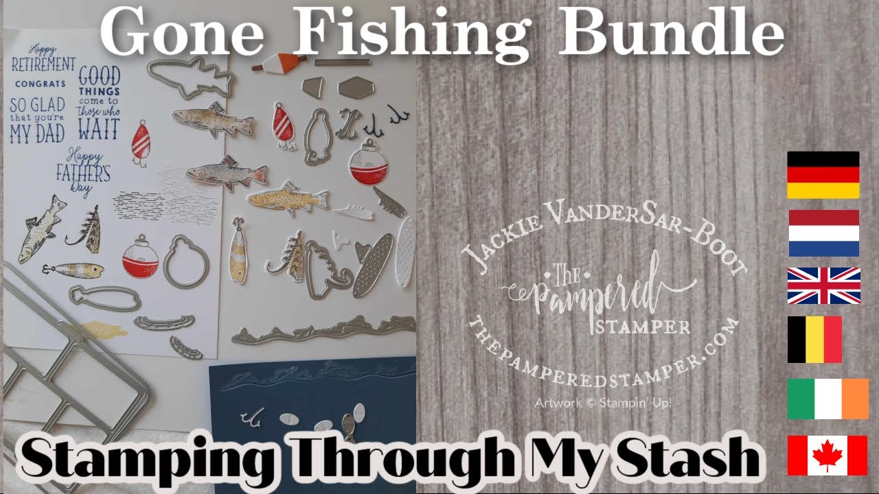 Gone Fishing Great for Scrapbooking and Cardmaking!