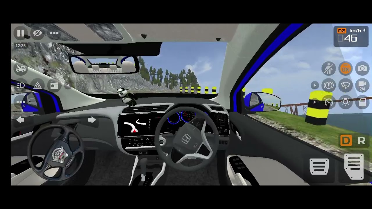 Bus simulator Indonesia Honda City 2018 model driving