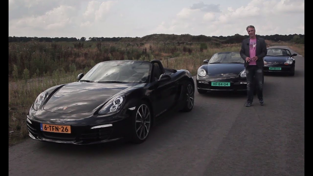 Porsche Boxster: three generations