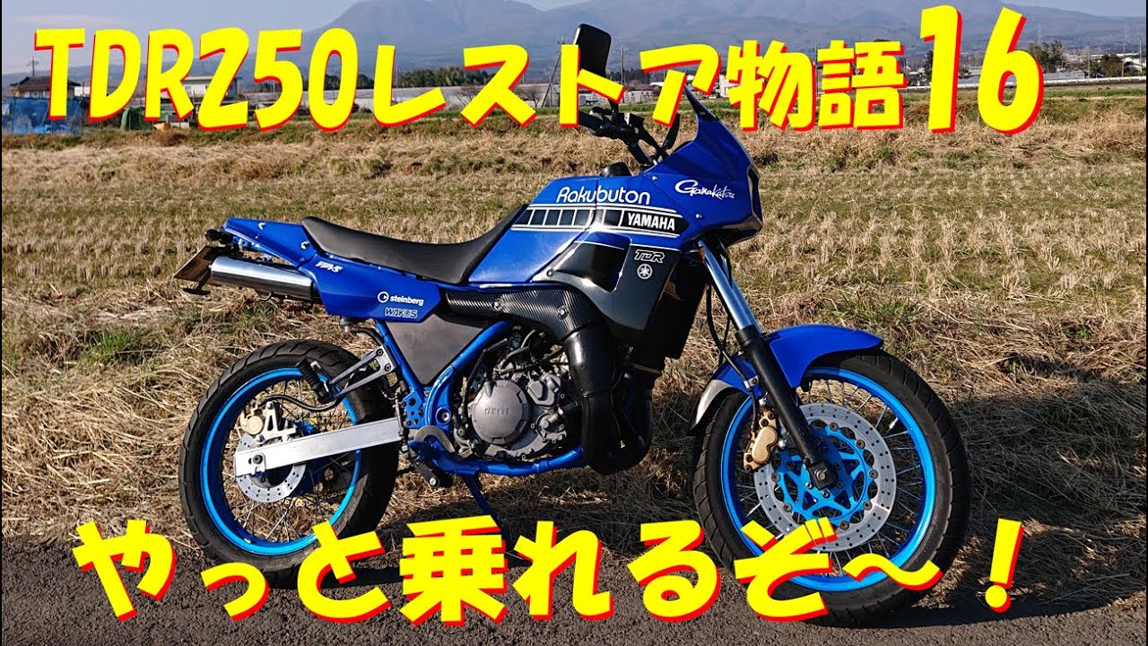TDR250レストア物語16・・・やっと乗れるぞ～！