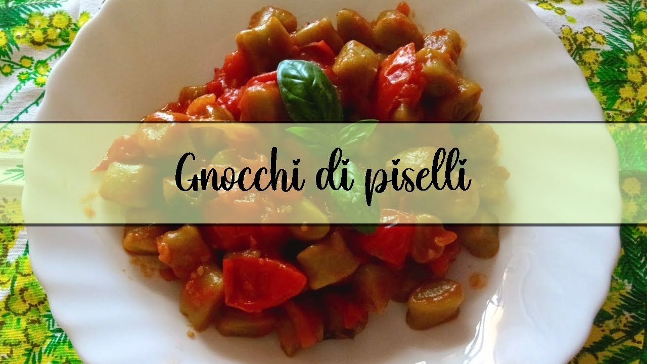 Gnocchi di piselli/ricetta con due ingredienti! 😋​😋​😋​
