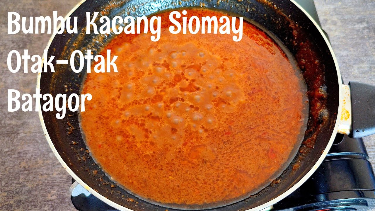 Rahasia Buat BUMBU KACANG yang BERMINYAK untuk SIOMAY, Batagor & Otak-Otak. MANTAP!