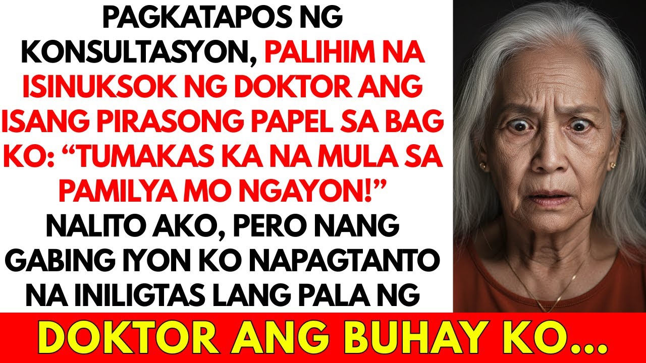 Iniabot ng doktor ang papel “Huwag kang umuwi—tumakbo!” Kinagabihan, nalaman ko kung bakit…